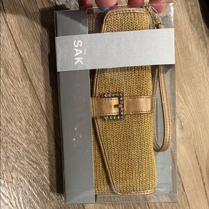 The Sak Gold Wristlet